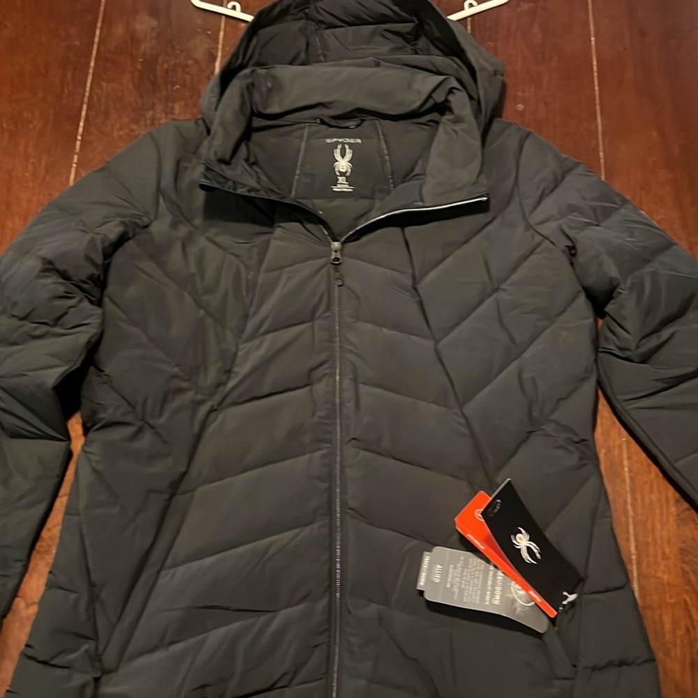 Spyder syrround hoody down jacket for women